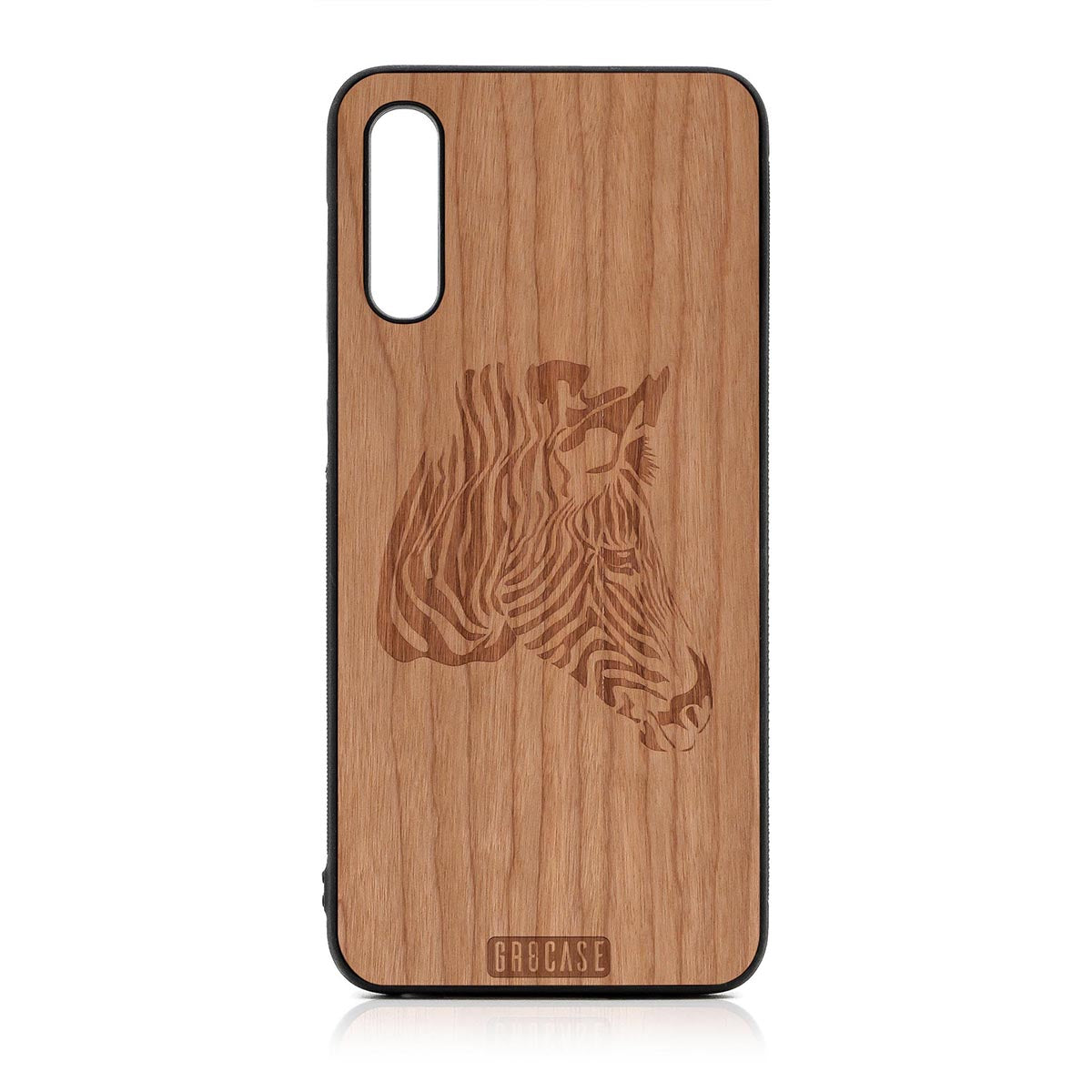 Zebra Design Wood Case For Samsung Galaxy A50