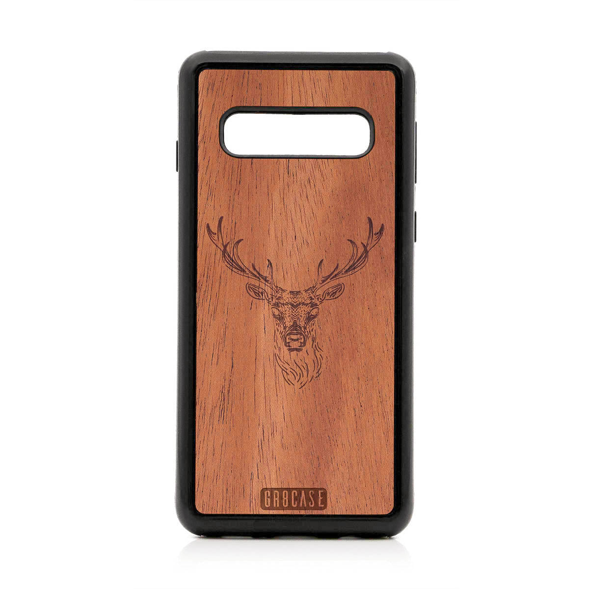 Elk Buck Design Wood Case For Samsung Galaxy S10 by GR8CASE