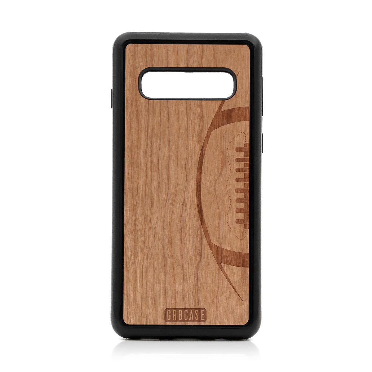 Football Design Wood Case For Samsung Galaxy S10 by GR8CASE