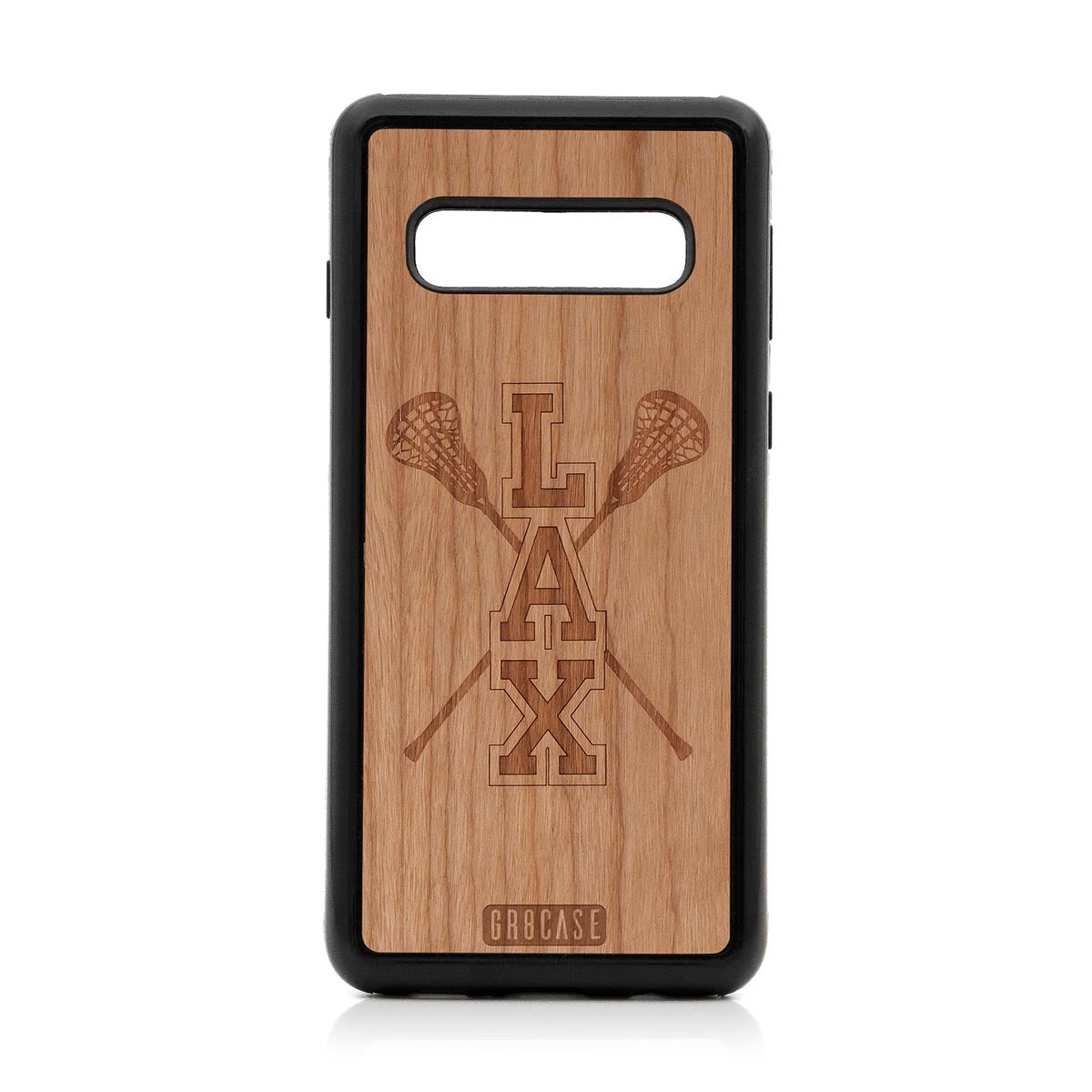 Lacrosse (LAX) Sticks Design Wood Case For Samsung Galaxy S10 by GR8CASE