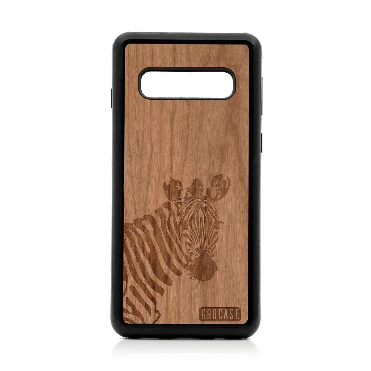 Lookout Zebra Design Wood Case For Samsung Galaxy S10