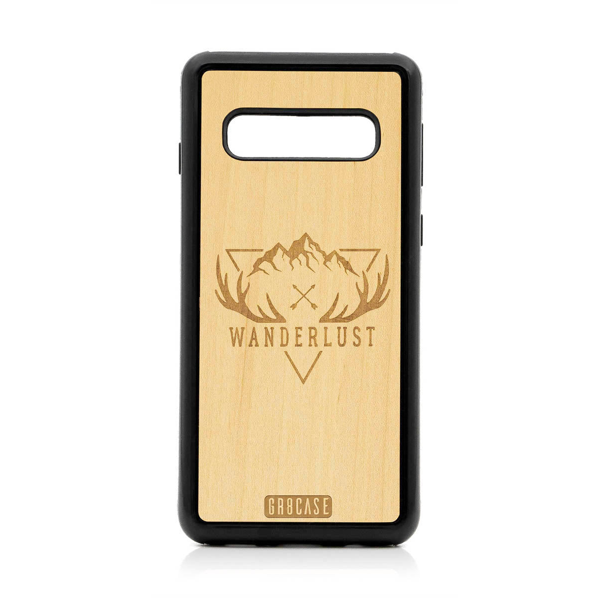 Wanderlust Design Wood Case For Samsung Galaxy S10