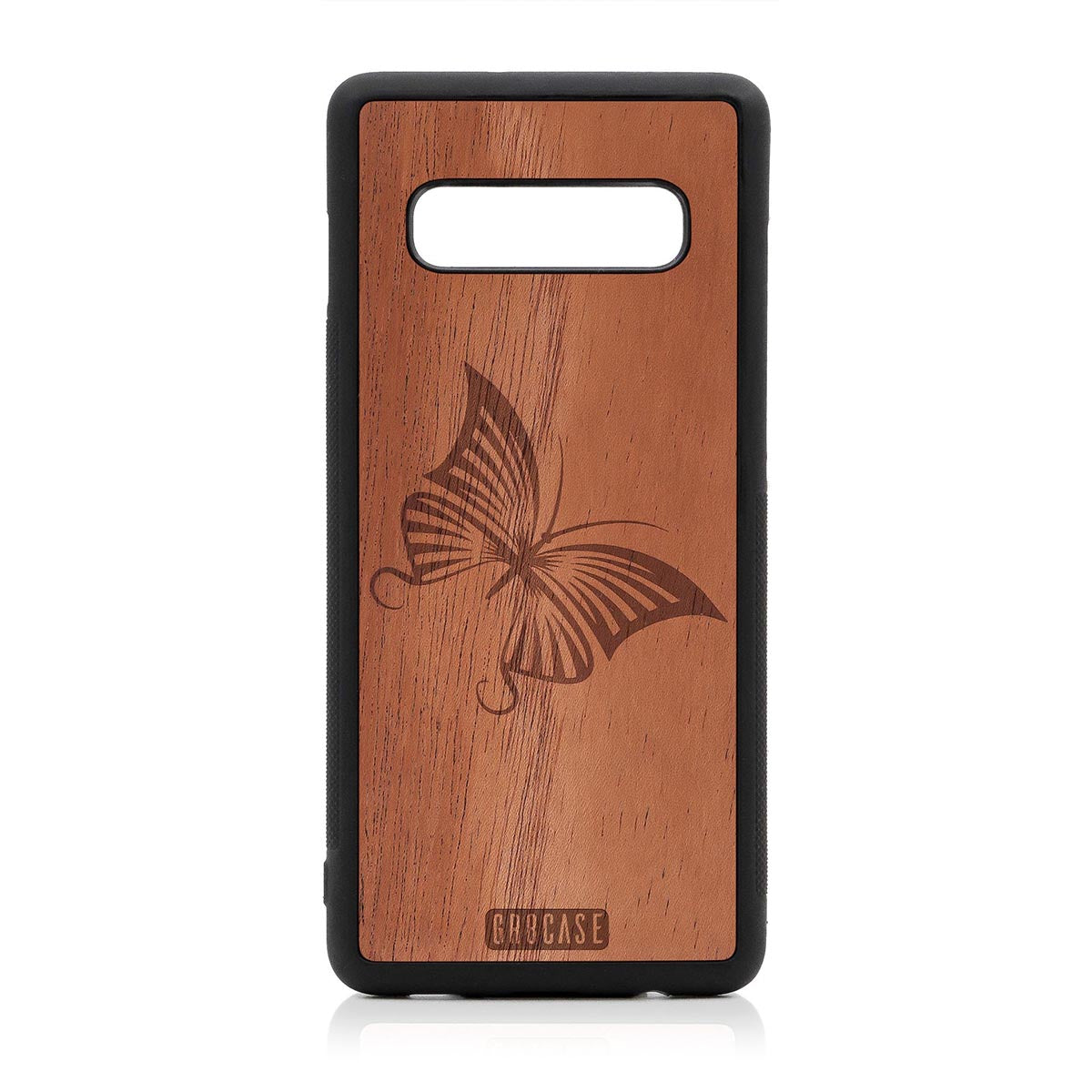 Butterfly Design Wood Case Samsung Galaxy S10 Plus by GR8CASE