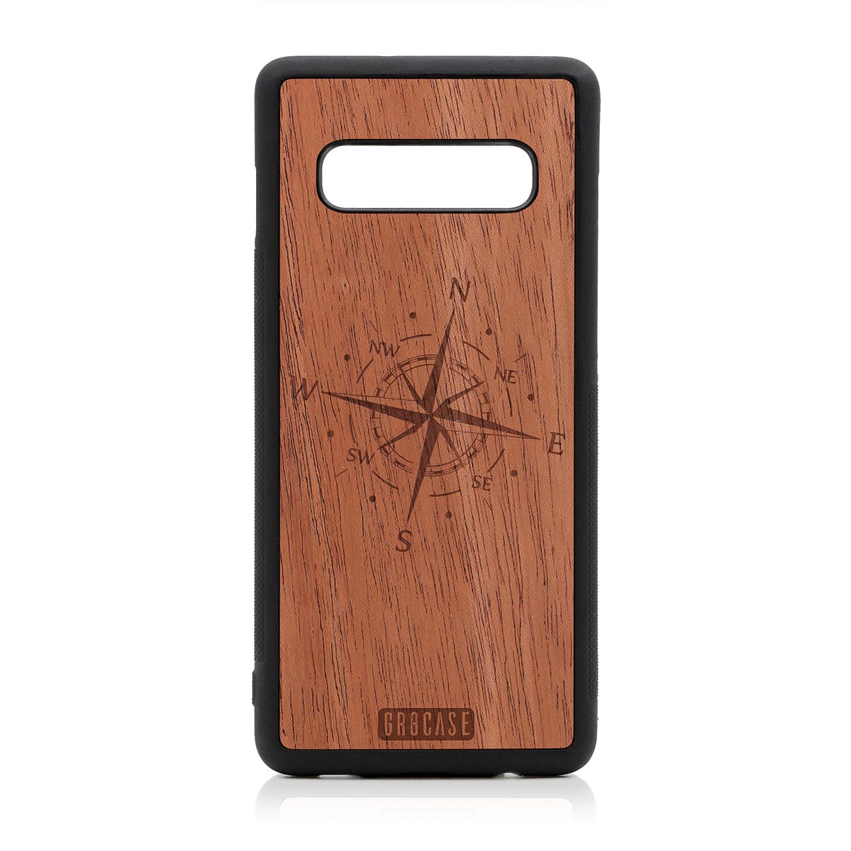 Compass Design Wood Case Samsung Galaxy S10 Plus by GR8CASE