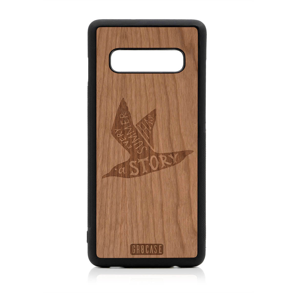 Every Summer Has A Story (Seagull) Design Wood Case For Samsung Galaxy S10 Plus