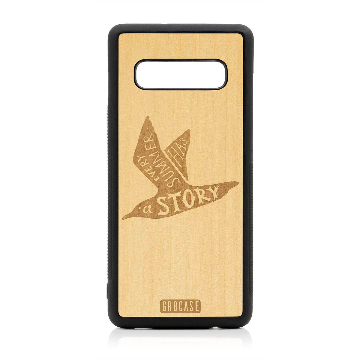 Every Summer Has A Story (Seagull) Design Wood Case For Samsung Galaxy S10 Plus
