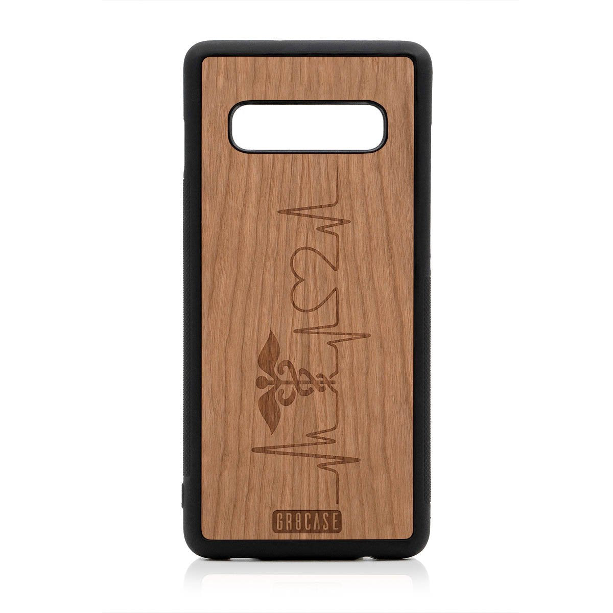 Hero's Heart (Nurse, Doctor) Design Wood Case Samsung Galaxy S10 Plus by GR8CASE