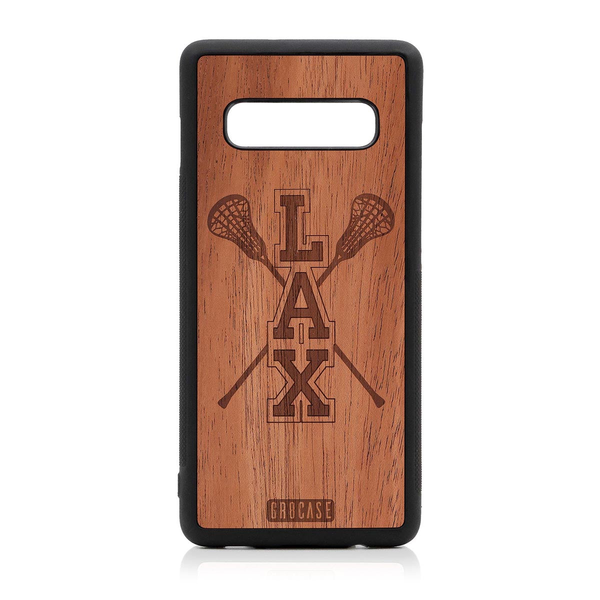 Lacrosse (LAX) Sticks Design Wood Case Samsung Galaxy S10 Plus by GR8CASE