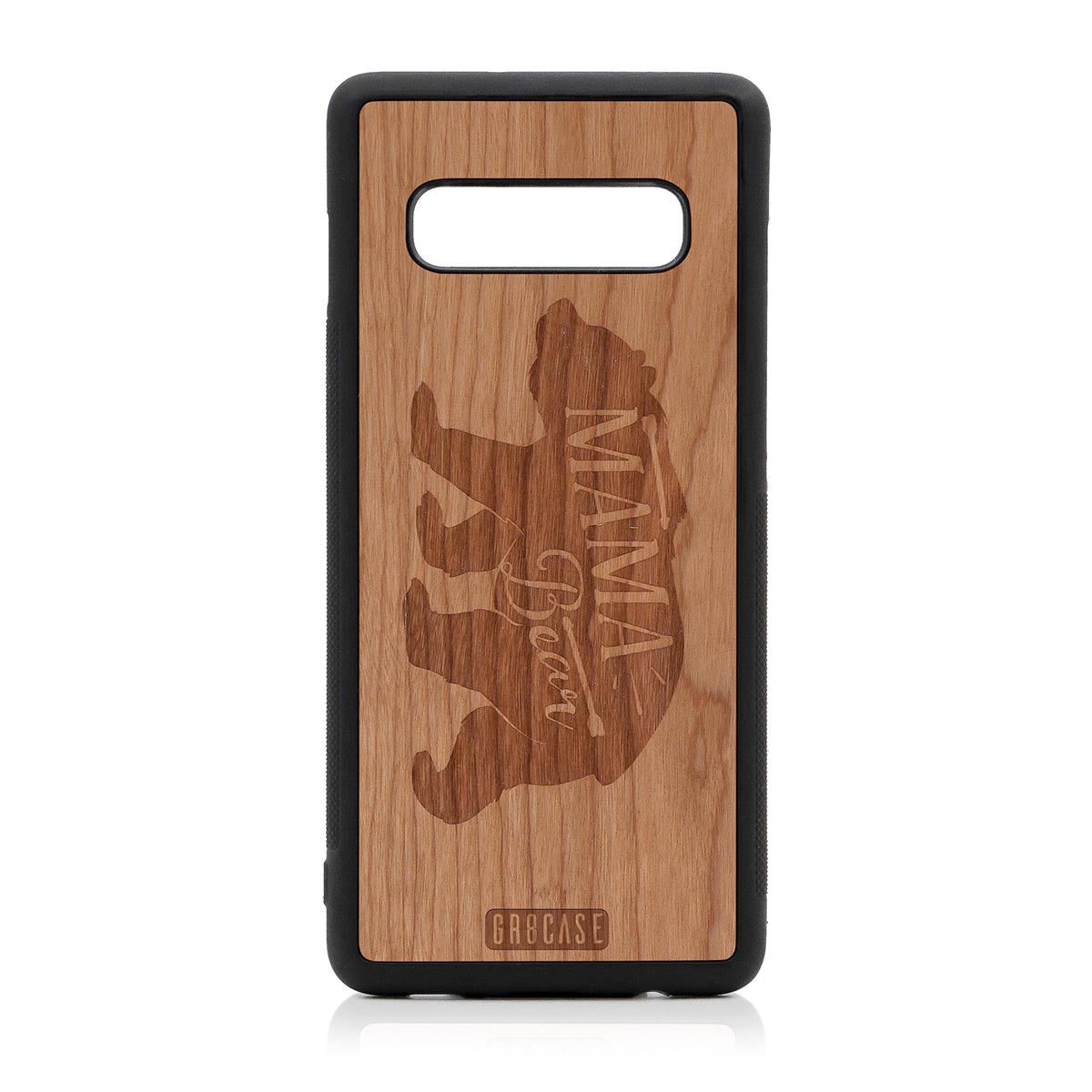 Mama Bear Design Wood Case Samsung Galaxy S10 Plus by GR8CASE