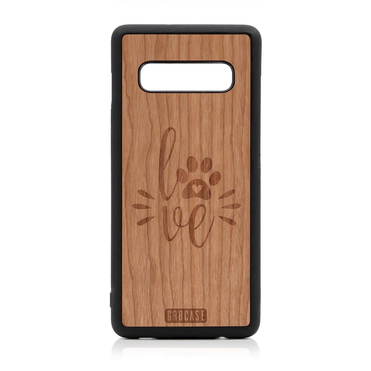 Paw Love Design Wood Case Samsung Galaxy S10 Plus by GR8CASE
