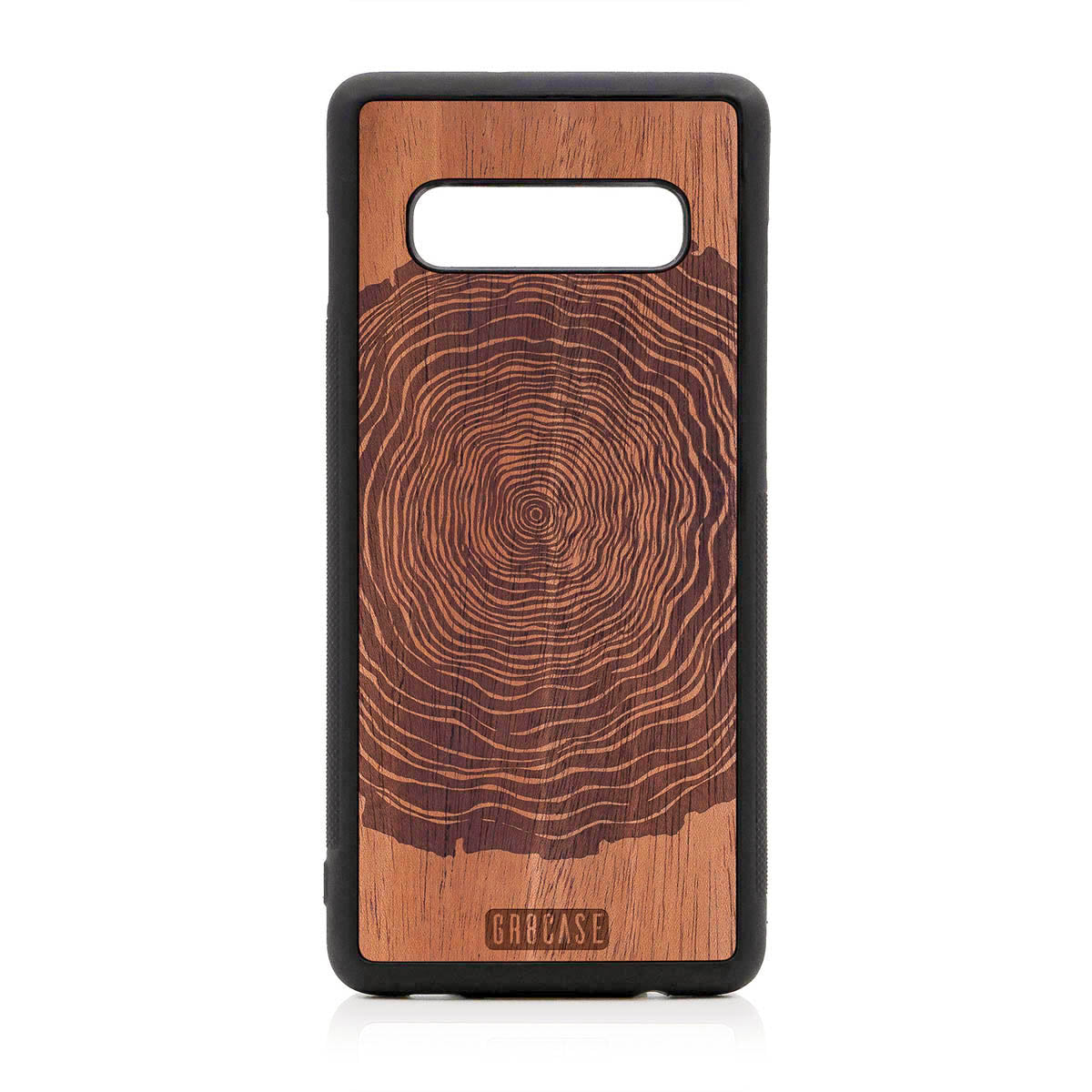 Tree Rings Design Wood Case For Samsung Galaxy S10 Plus