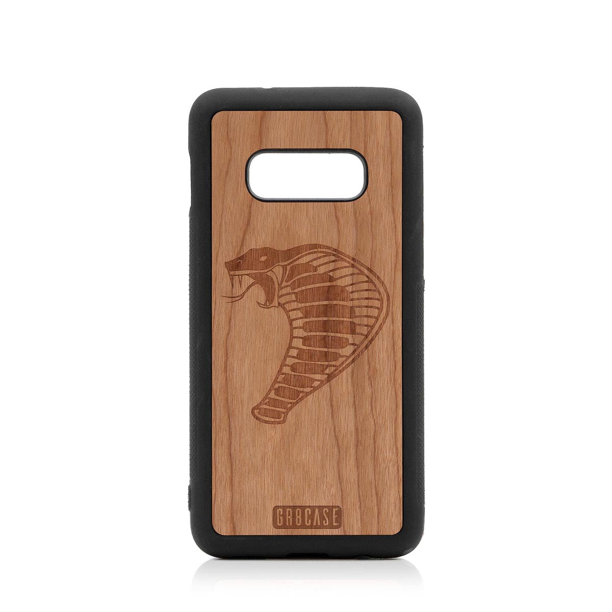 Cobra Design Wood Case For Samsung Galaxy S10E by GR8CASE