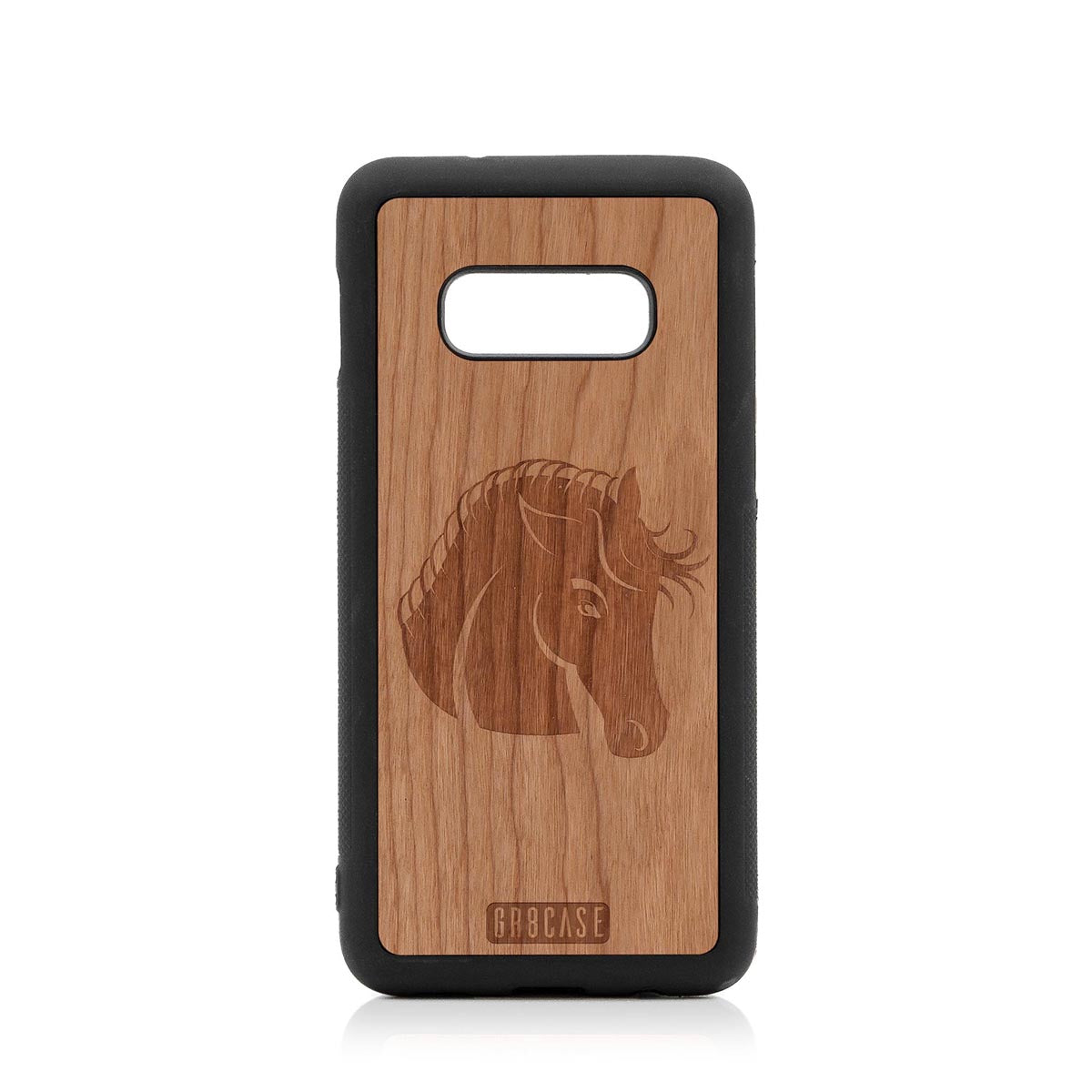 Horse Design Wood Case Samsung Galaxy S10E by GR8CASE