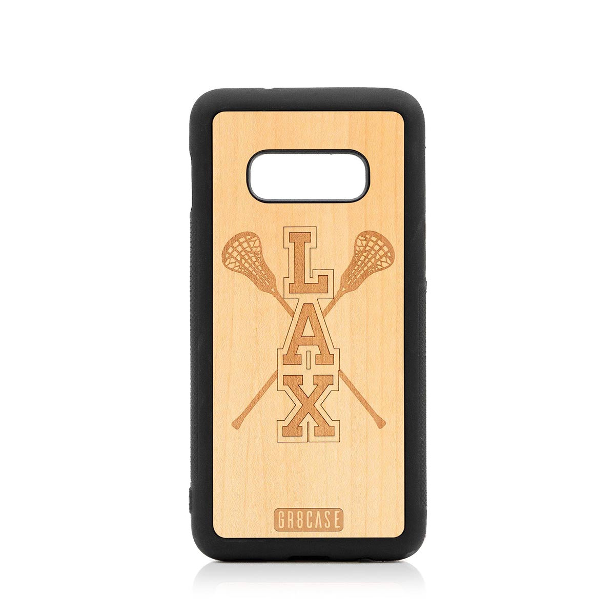 Lacrosse (LAX) Sticks Design Wood Case Samsung Galaxy S10E by GR8CASE