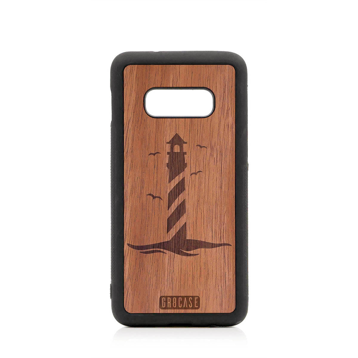 Lighthouse Design Wood Case For Samsung Galaxy S10E