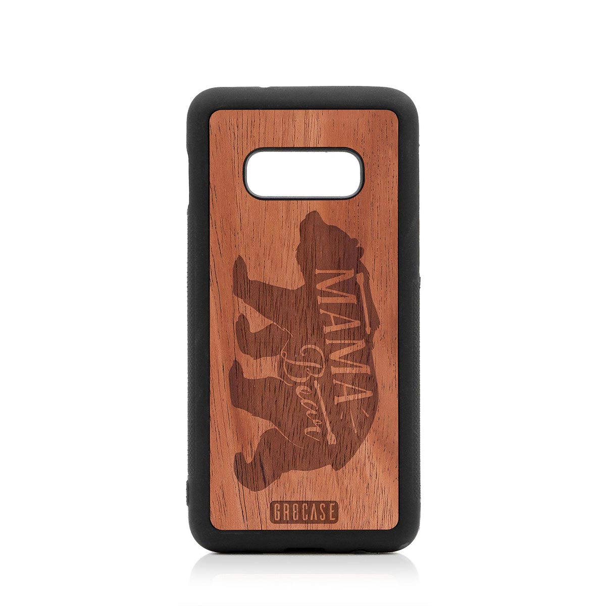 Mama Bear  Design Wood Case Samsung Galaxy S10E by GR8CASE