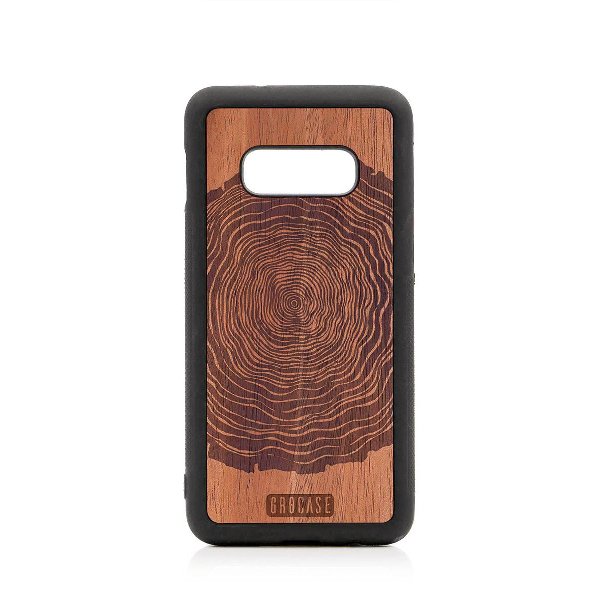 Tree Rings Design Wood Case For Samsung Galaxy S10E