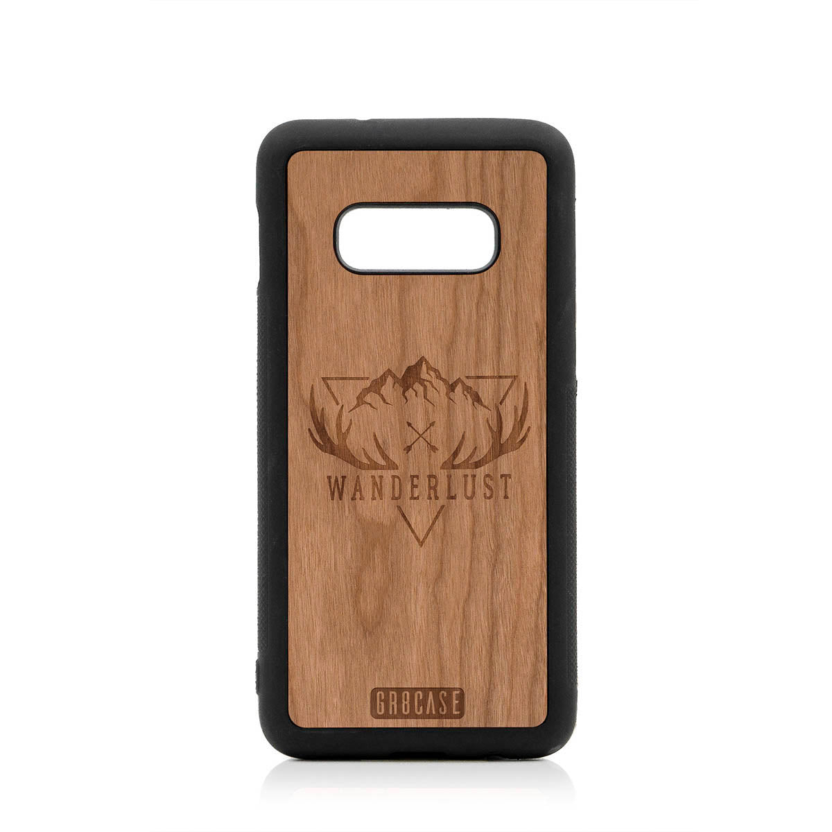 Wanderlust Design Wood Case For Samsung Galaxy S10E