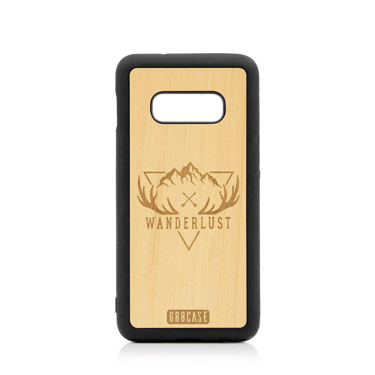 Wanderlust Design Wood Case For Samsung Galaxy S10E