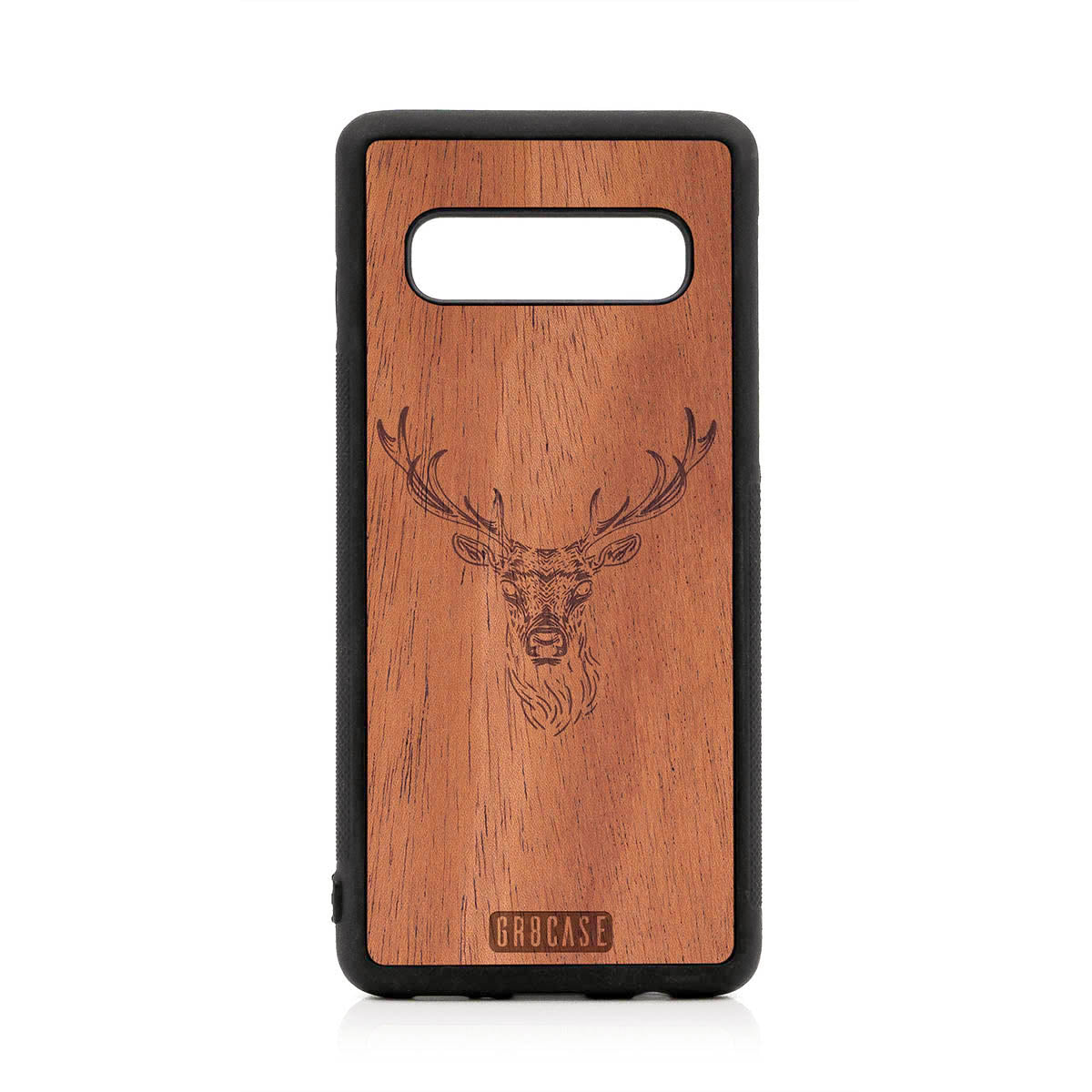 Elk Buck Design Wood Case For Samsung Galaxy S10 by GR8CASE