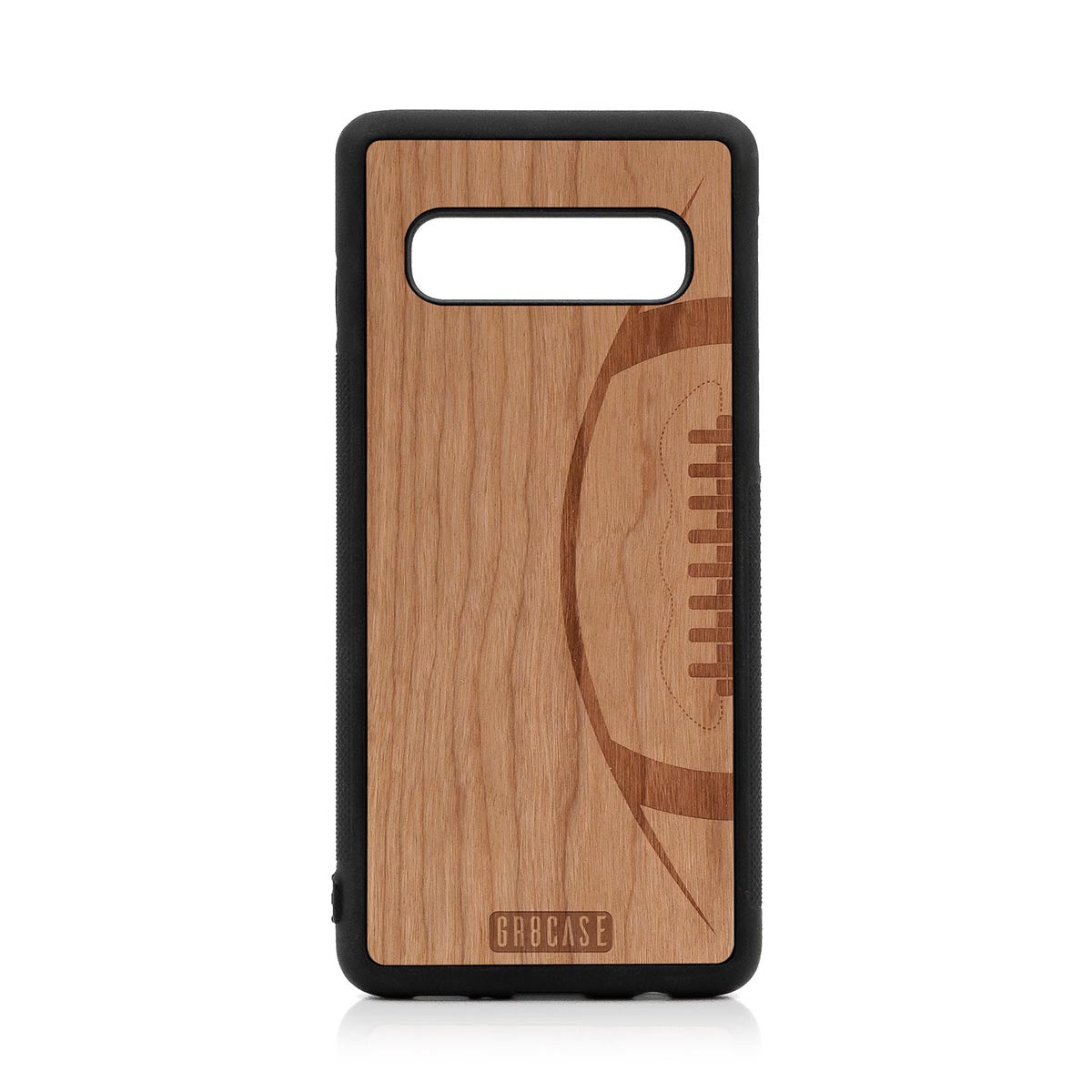 Football Design Wood Case For Samsung Galaxy S10 by GR8CASE