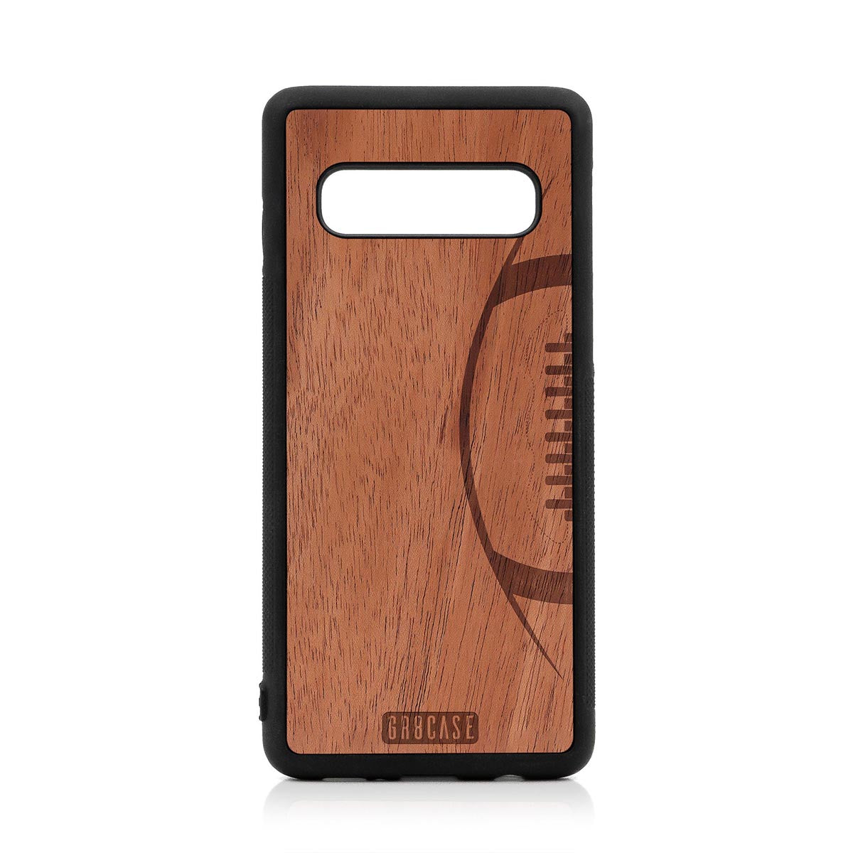 Football Design Wood Case For Samsung Galaxy S10 by GR8CASE