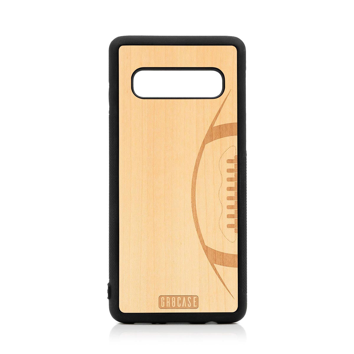 Football Design Wood Case For Samsung Galaxy S10 by GR8CASE