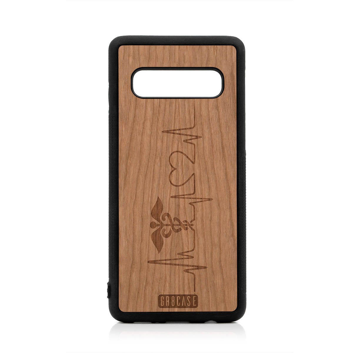 Hero's Heart (Nurse, Doctor) Design Wood Case For Samsung Galaxy S10 by GR8CASE