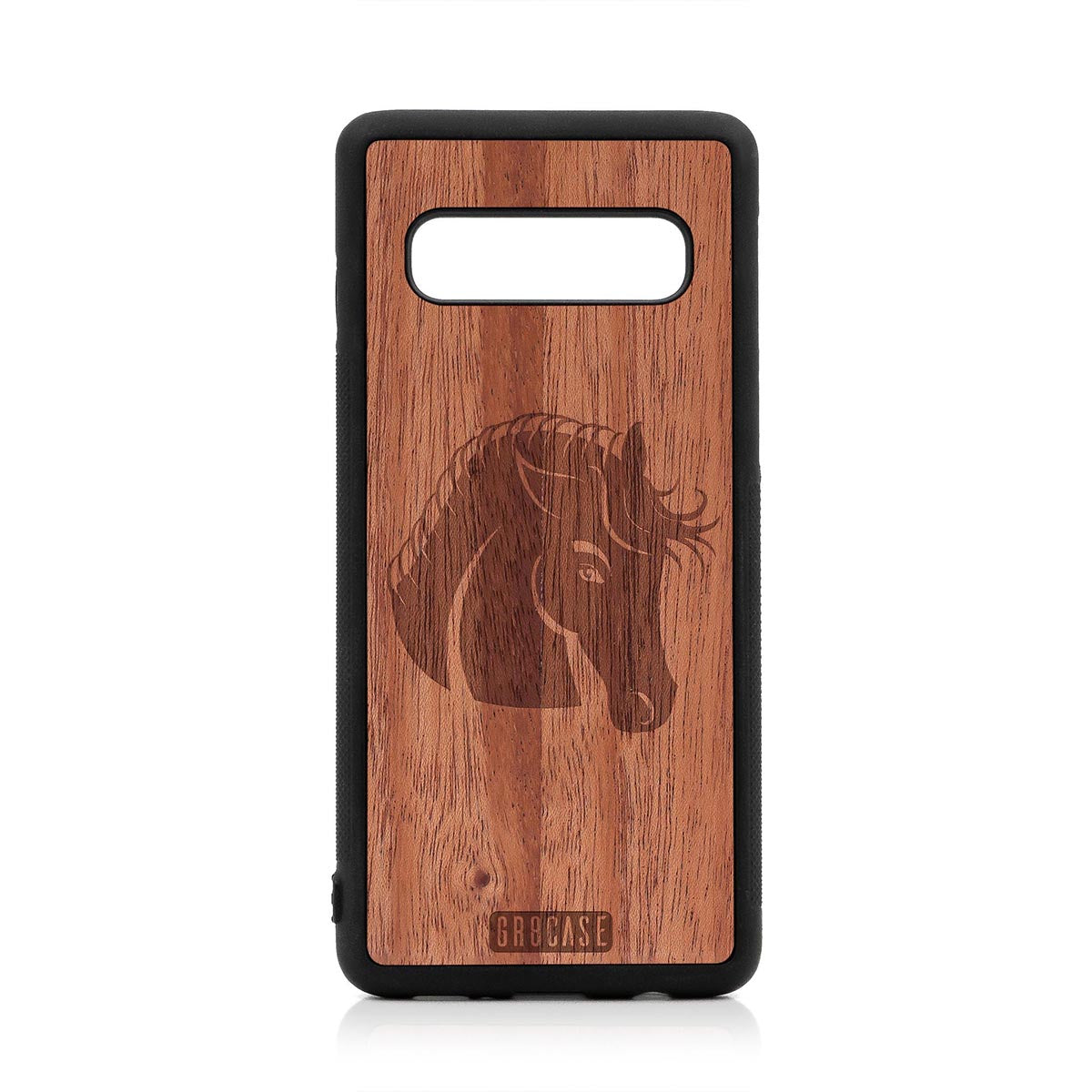 Horse Design Wood Case For Samsung Galaxy S10 by GR8CASE