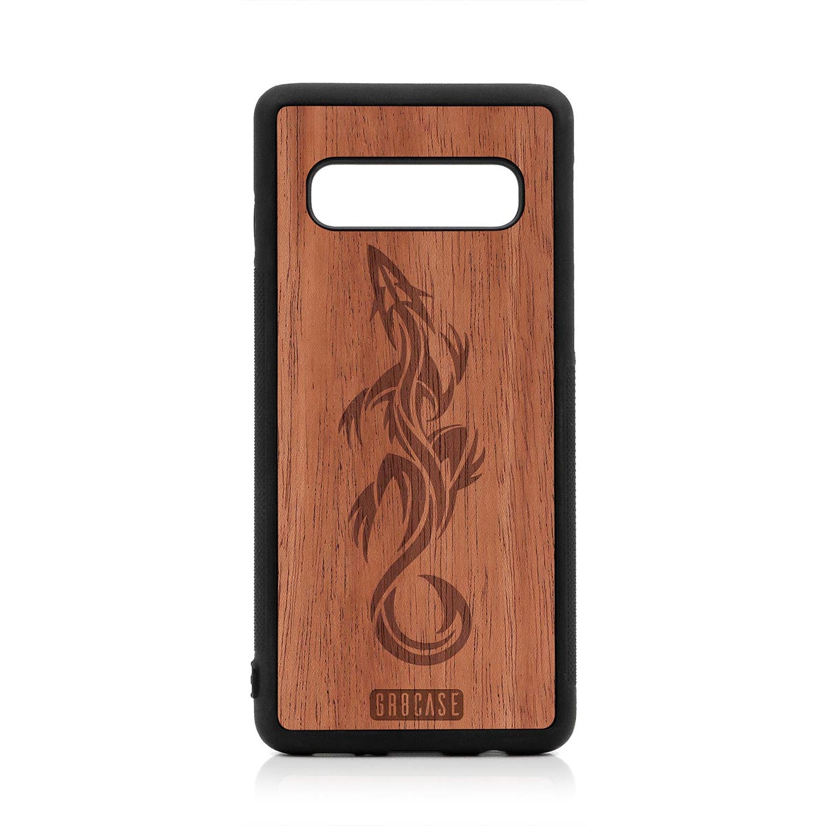 Lizard Design Wood Case For Samsung Galaxy S10 by GR8CASE