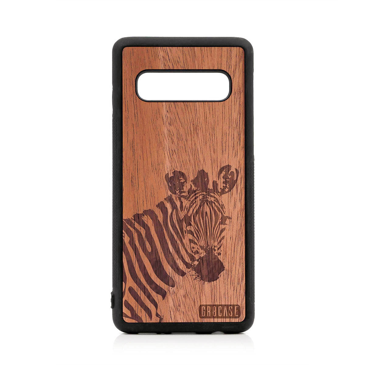 Lookout Zebra Design Wood Case For Samsung Galaxy S10