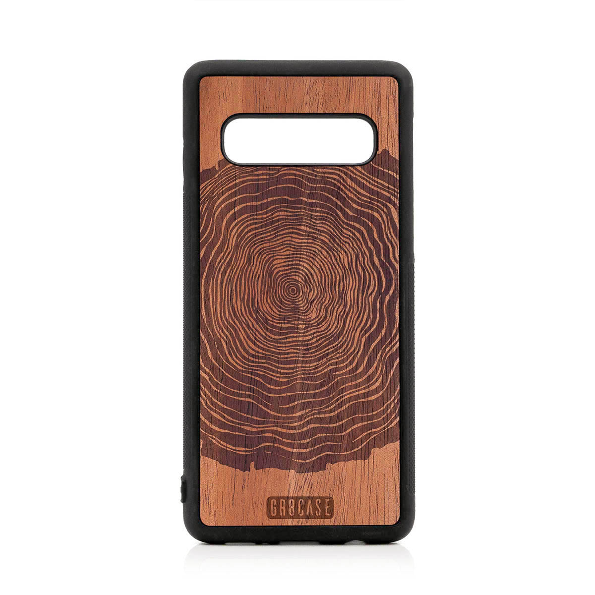 Tree Rings Design Wood Case For Samsung Galaxy S10
