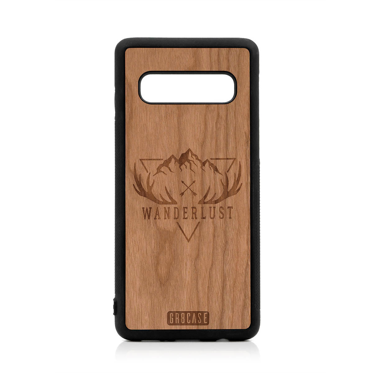Wanderlust Design Wood Case For Samsung Galaxy S10