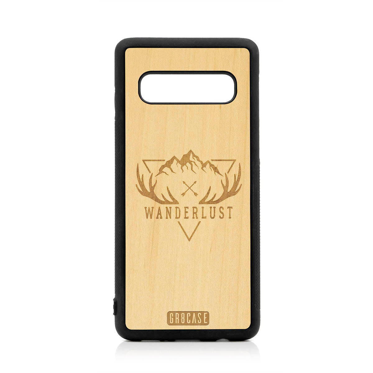 Wanderlust Design Wood Case For Samsung Galaxy S10