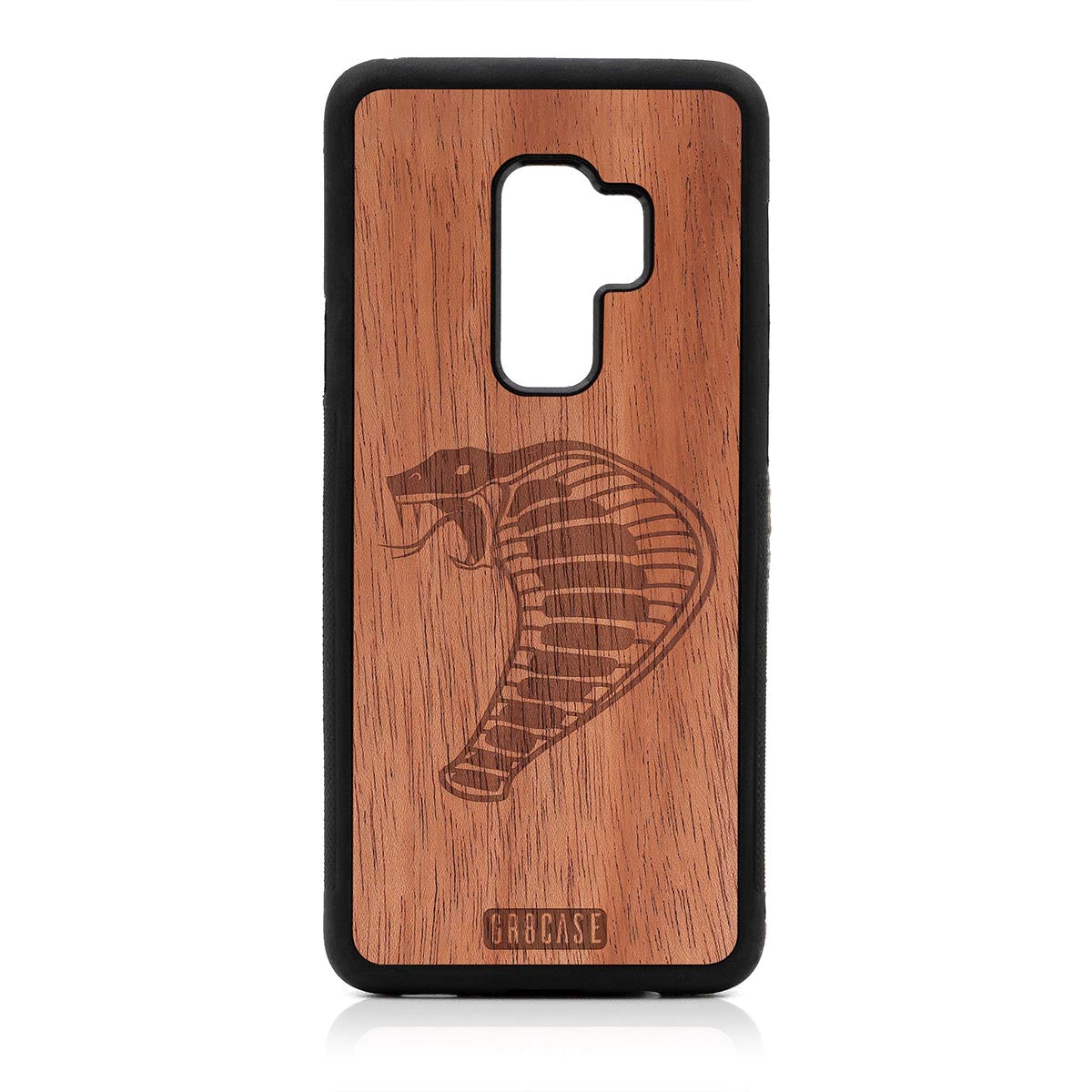 Cobra Design Wood Case For Samsung Galaxy S9 Plus by GR8CASE