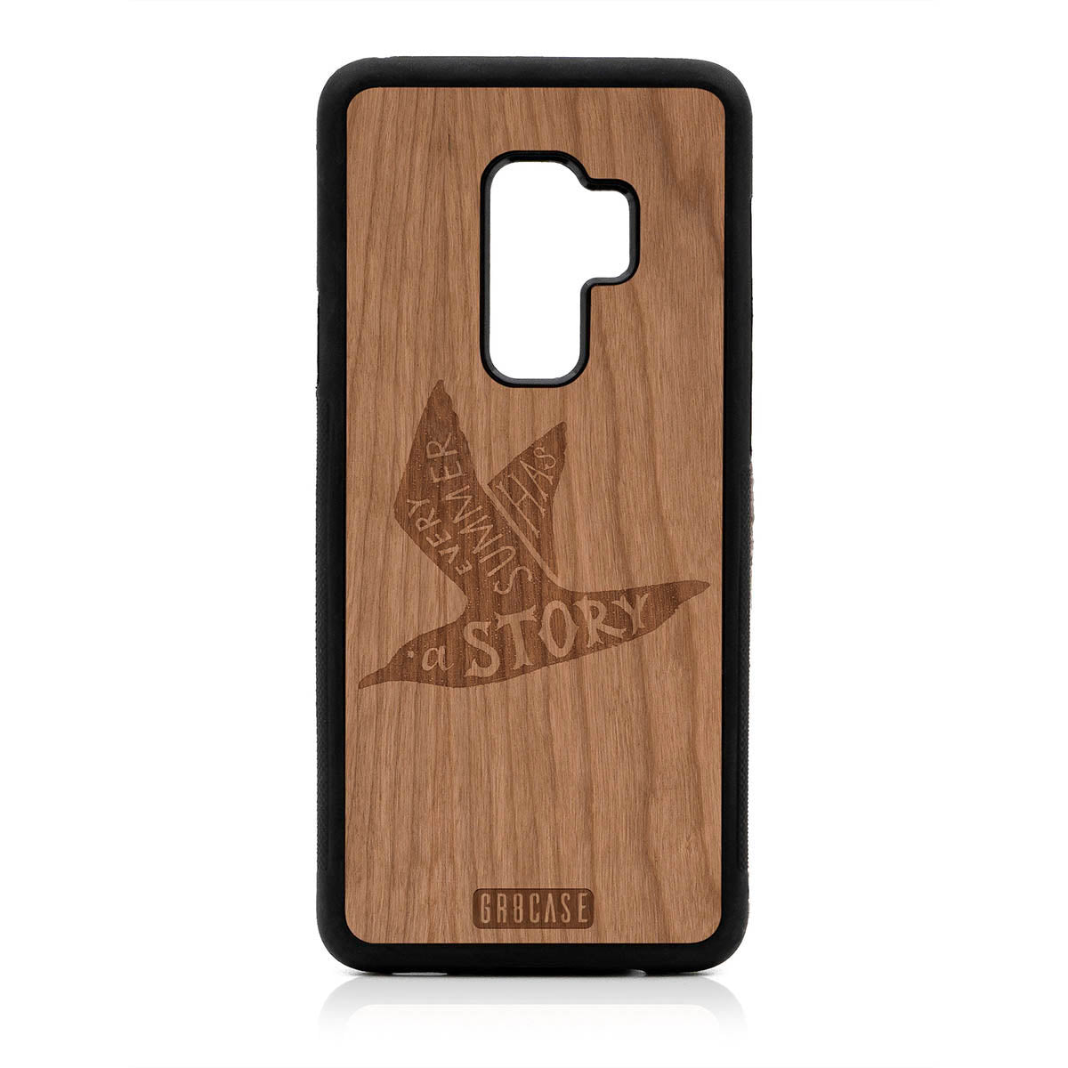 Every Summer Has A Story (Seagull) Design Wood Case For Samsung Galaxy S9 Plus
