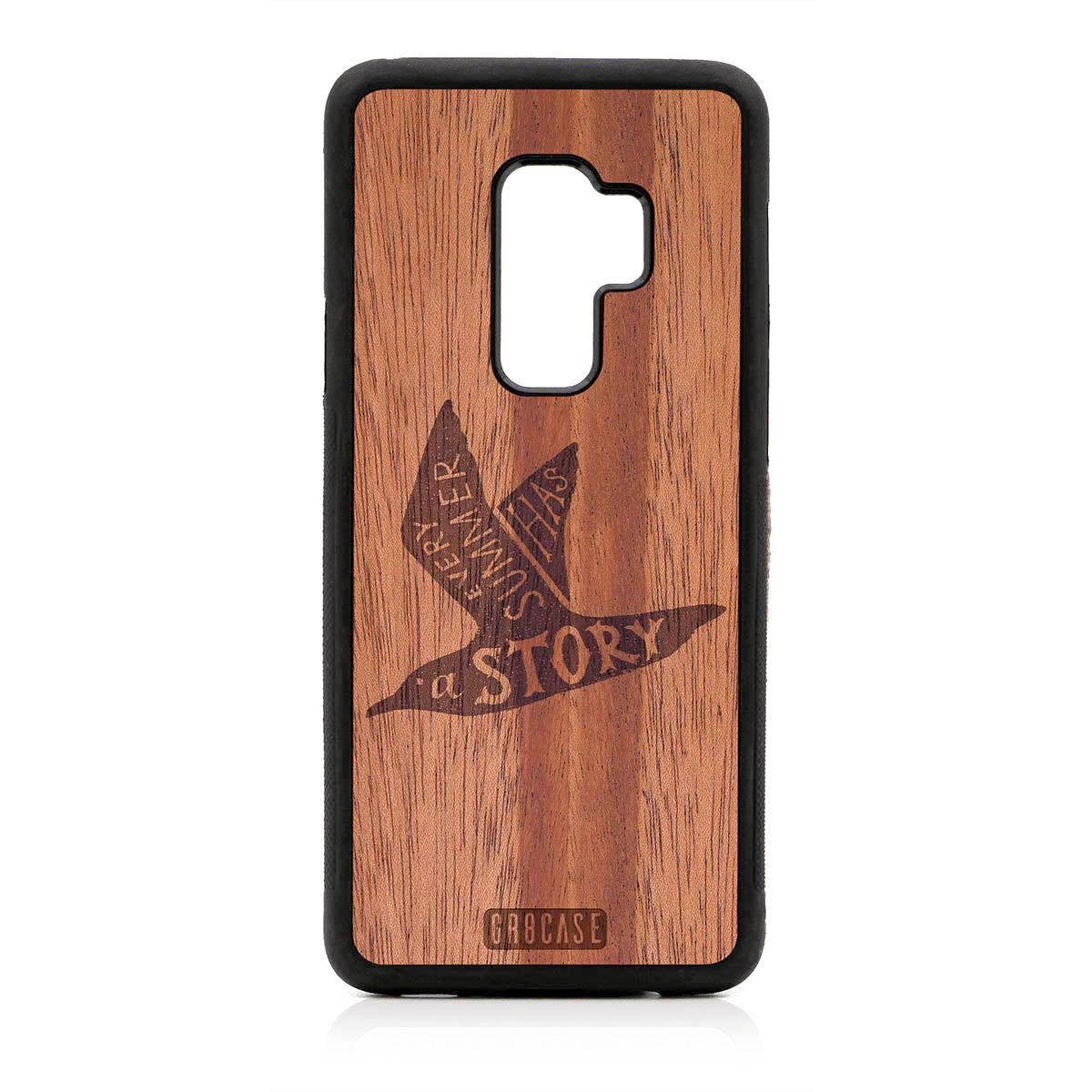 Every Summer Has A Story (Seagull) Design Wood Case For Samsung Galaxy S9 Plus