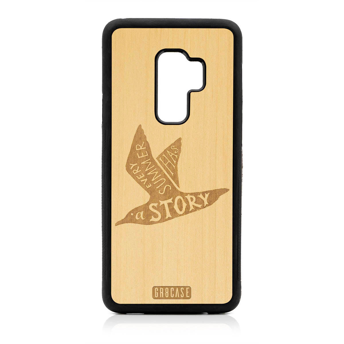 Every Summer Has A Story (Seagull) Design Wood Case For Samsung Galaxy S9 Plus