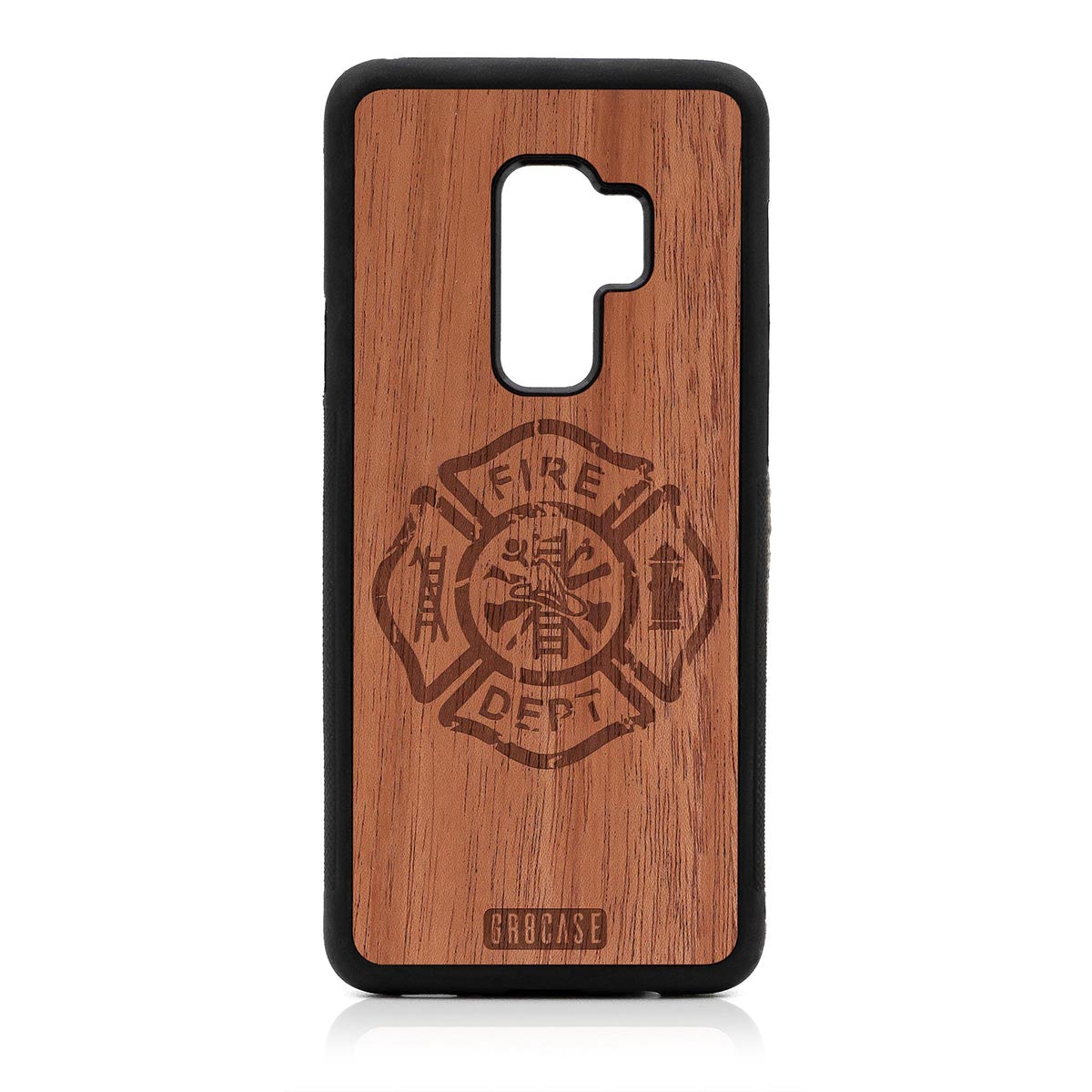 Fire Department Design Wood Case Samsung Galaxy S9 Plus by GR8CASE