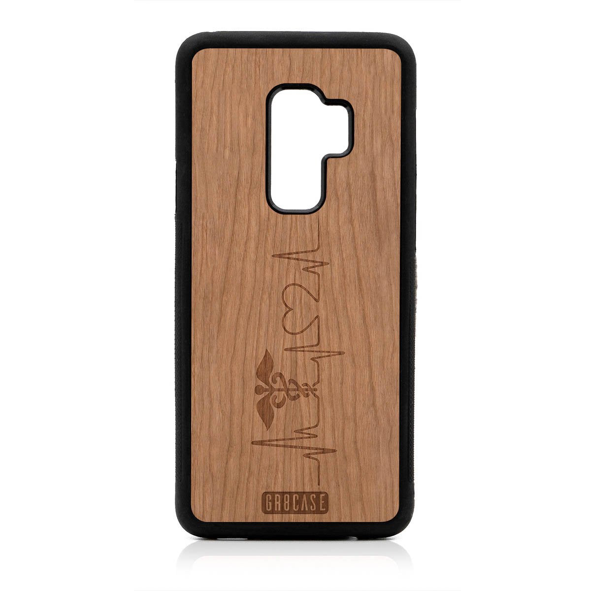 Hero's Heart (Nurse, Doctor) Design Wood Case Samsung Galaxy S9 Plus by GR8CASE