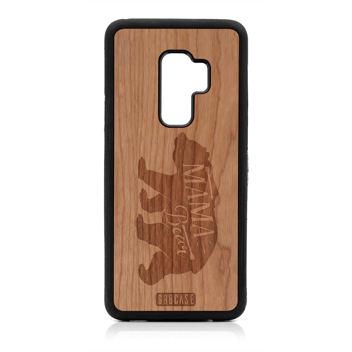 Mama Bear  Design Wood Case Samsung Galaxy S9 Plus by GR8CASE