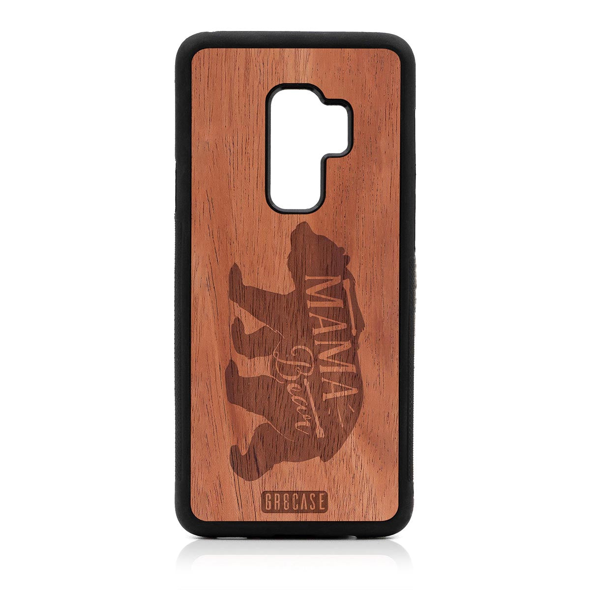 Mama Bear  Design Wood Case Samsung Galaxy S9 Plus by GR8CASE