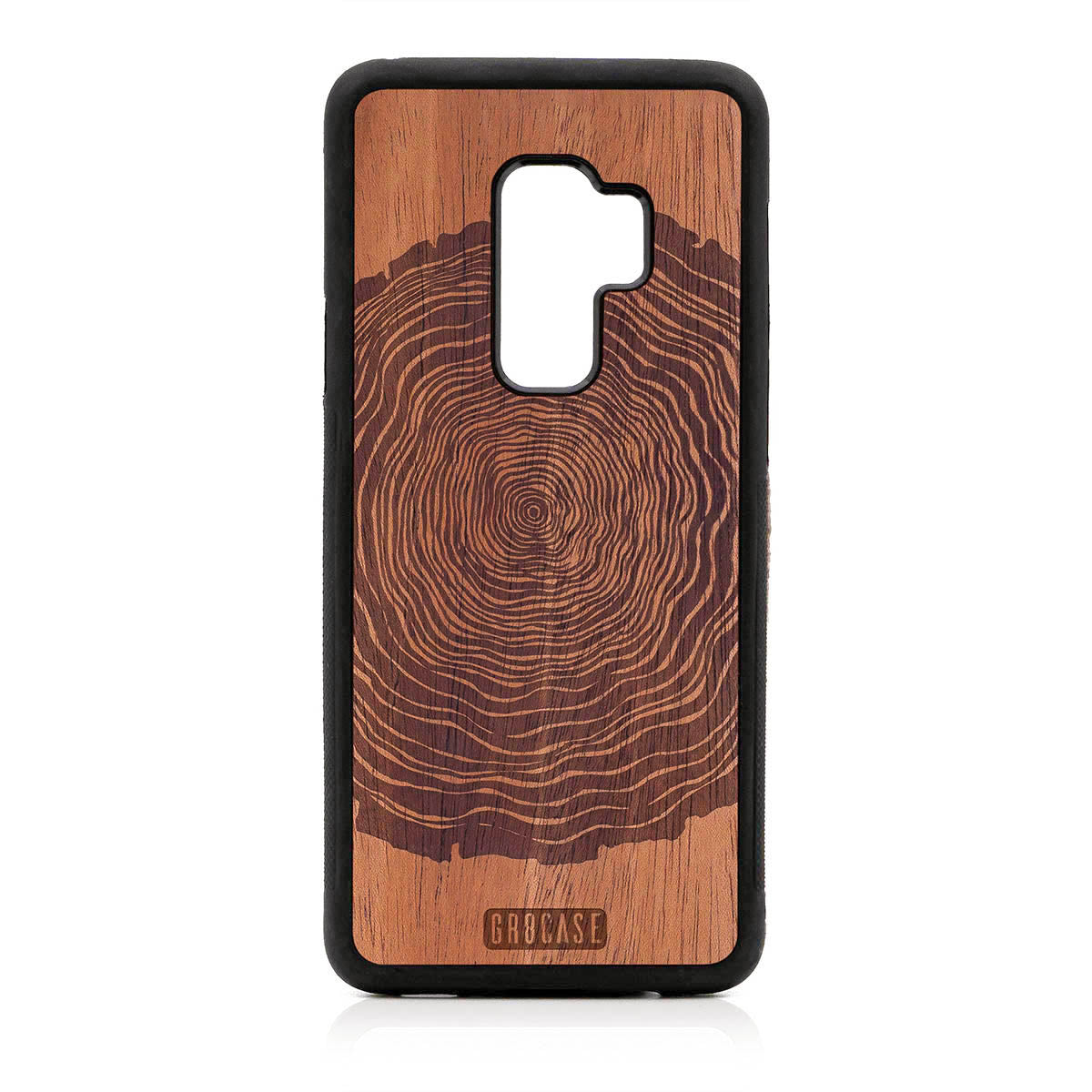 Tree Rings Design Wood Case For Samsung Galaxy S9 Plus