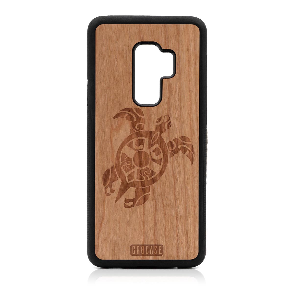Turtle Design Wood Case Samsung Galaxy S9 Plus