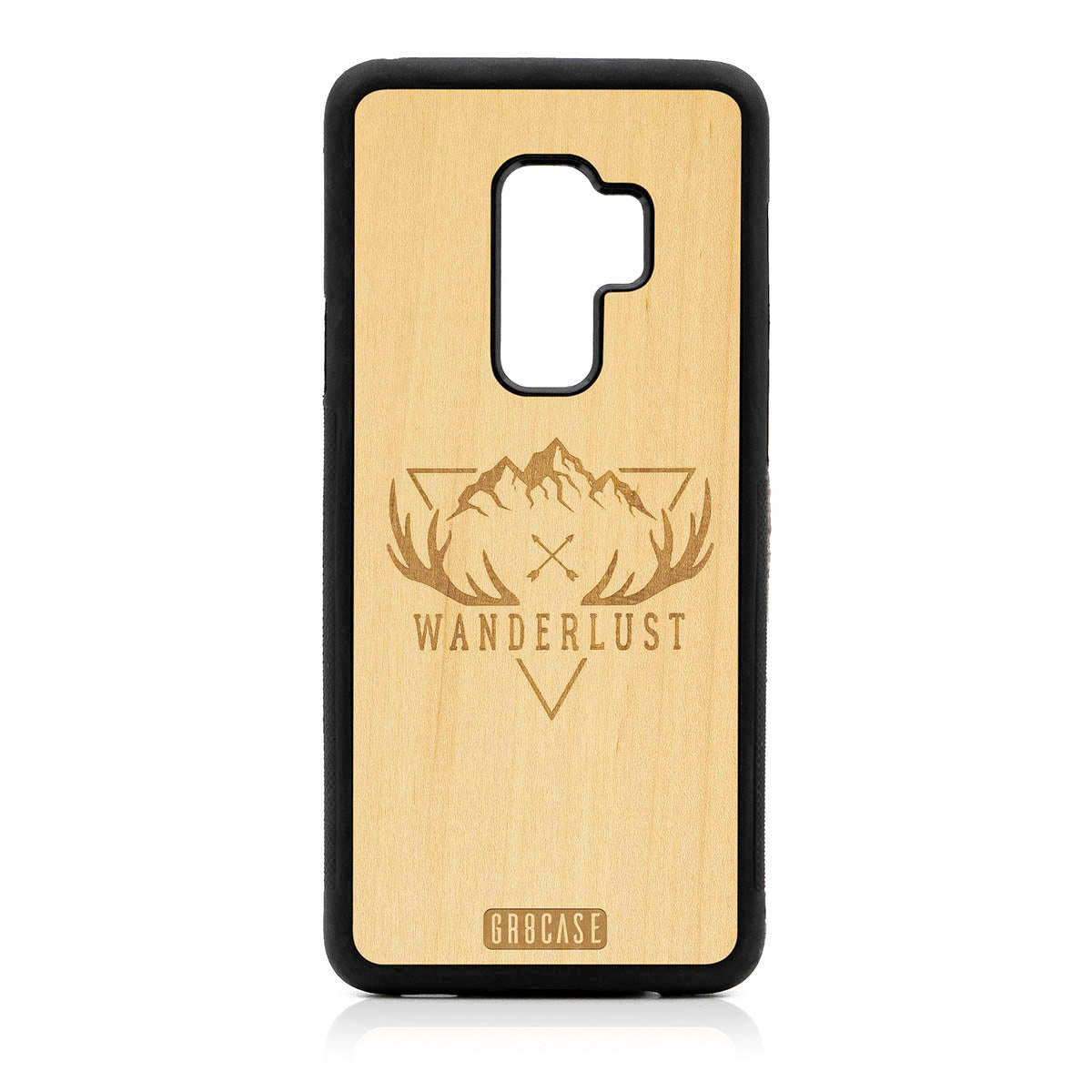 Wanderlust Design Wood Case For Samsung Galaxy S9 Plus
