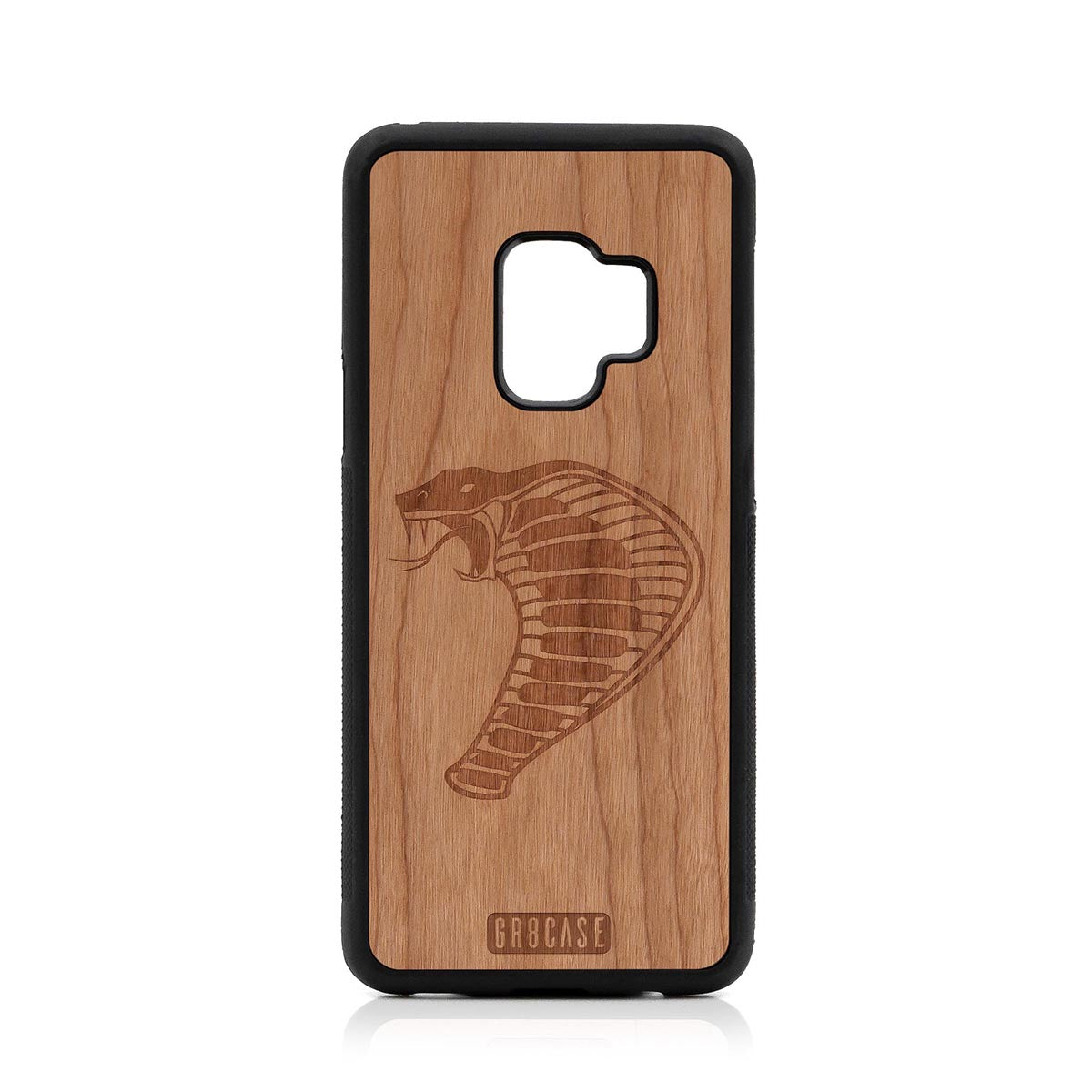 Cobra Design Wood Case For Samsung Galaxy S9 by GR8CASE
