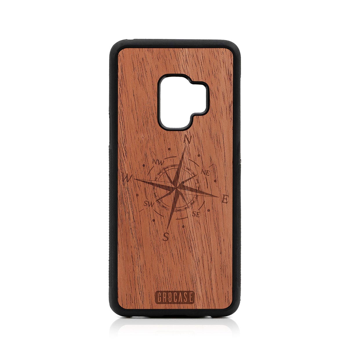 Compass Design Wood Case Samsung Galaxy S9 by GR8CASE