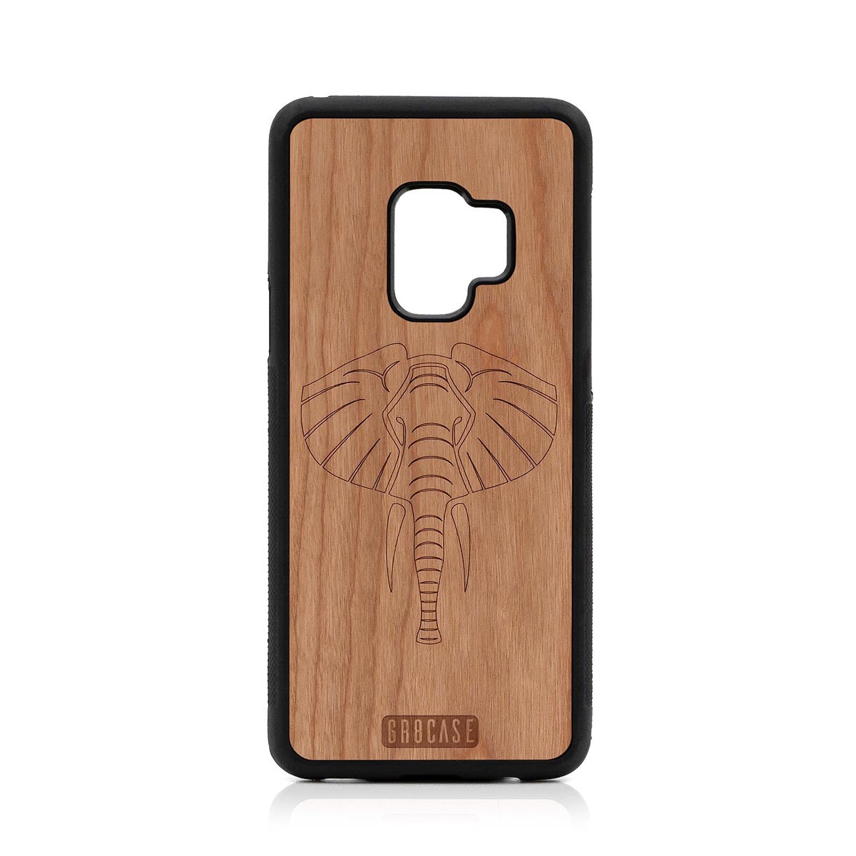 Elephant Design Wood Case Samsung Galaxy S9 by GR8CASE