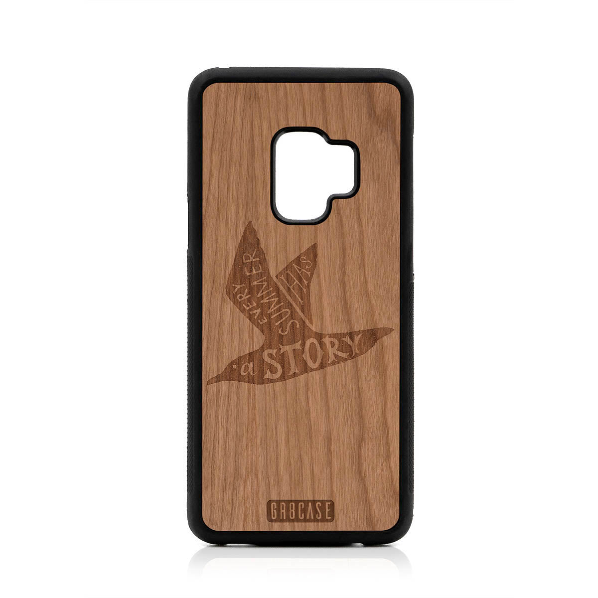 Every Summer Has A Story (Seagull) Design Wood Case For Samsung Galaxy S9