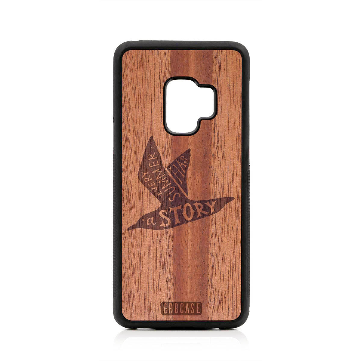 Every Summer Has A Story (Seagull) Design Wood Case For Samsung Galaxy S9